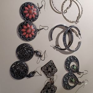 Bracelet and earrings